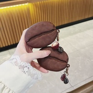 【超值】For Hoco EW51 Coffee Bean Shape Kawaii Silicone Earphone Cover Case