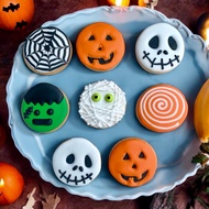 Cute Halloween Cookies | 1 set 8pcs | Sugar Cookies | Butter Cookies | Birthday Party | Goodies
