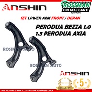 ANSHIN LOWER ARM SET PERODUA BEZZA 1.0 1.3 AXIA OLD PREMIUM QUALITY