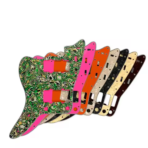 Pleroo Custom Guitar Pickgaurd - For US Left Hand Jazzmaster Style Guitar Pickguard Replacement