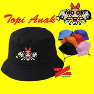 Powerpuff girls character children's hats, Powerpuff girls' bucket hats