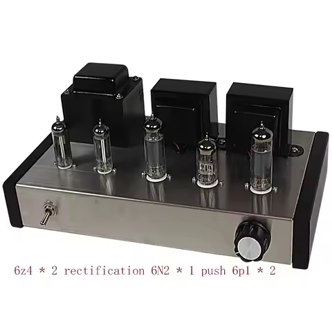 AIYIMA SMSL 6N2 Push 6N1N 6P1 6Z4 Rectifying Vacuum Tube Amplifier 4W 2.0 Class A Single ended Manua