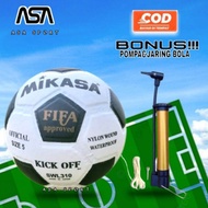 CODE V95R FRESH SOCCER BALL SIZE 5 MONOCROOM HITA WHITE