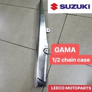 SUZUKI GAMA 1/2 CHAIN CASE - CHROME (CP) // TXR150 NEW GAMMA CHAIN COVER PENUTUP PETI RANTAI