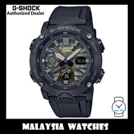 (OFFICIAL WARRANTY) Casio G-Shock GA-2000SU-1A Utility Color Carbon Core Guard Black Resin Strap Watch GA2000SU GA-2000SU GA2000SU-1A GA-2000SU-1ADR