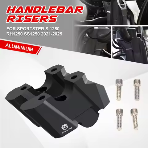 Motorcycle Accessories Handlebar Riser Drag 38mm Handle Bar Clamp Extend Adapter For Sportster S 125