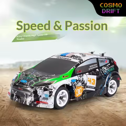 Wltoys K969 K989 4Wd High Speed Drift Rc Racing Car Full Proportional Alloy Chassis Off Road Mini Re