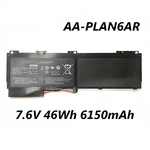 AA-PLAN6AR 7.4V 46Wh 6150mAh Laptop Battery For Samsung 900X1 900X3 900X1B-A02 900X1A-A01US NP900X3A