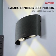 Indoor Plastic Body LED Wall Lamp 4W 4 LED Warm White - Modern Indoor Home Wall Lamp 4W - Minimalist