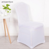 [Prs] 1Pcs Wedding Chair Covers polyester Stretch Slipcover for Restaurant Banquet Hotel Dining Part