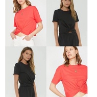 WOMEN'S CROP TOP TWIST T-SHIRTS EXPRS K76
