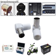 TRENDYZONE0I 90 Degrees TV Plug Jack, White Antennas TV Right Angle Antennas Connectors, Male And Fe