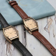 Women's Watch Barrel Shape Simple Internet Celebrity Watch Watch Women's Belt Square Quartz F8k4