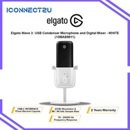 Elgato Wave:3 USB Premium Microphone and Digital Mixing Solution (White) - 10MAB9911