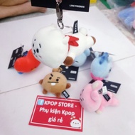 Official shock school keychain BT21 lying bagcharm BT21