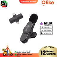 MIC Wireless OLIKE HP Vlog CM01 2IN1 Mic ClipOn Bluetooth untuk Konten Vlog Podcast Live