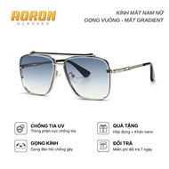 AORON Men's and Women's Sunglasses Square Frame Gradient Eyes European Fashion Style Windproof and D