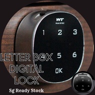 Clockwise Letter Box Digital Lock WT Letterbox Keyless Mailbox 20mm Mailbox for Condo Drawer Letter Box Lock