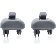 2-Pack Grey Interior Sun Visor Hook Clip Base Makeup Mirror Fixing Bracket, Upgraded Car Interior Su