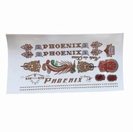 Stiker PHOENIX full set Sepeda Jengki dan Onthel / Stiker sepeda Phoenix / Label Stiker Phoenix / La