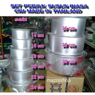 PERIUK SUSUN CAP BUAYA TEBAL  [ JIDIN ] Periuk Susun Cap Buaya Merah Periuk Cap Buaya Original Susun  3 , 6 , 9 Beradik