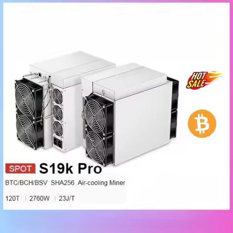 BTC S19k 120Th/s 2760W Asic Bitcoin Antminer S19Kpro BTC Mining Rig S17 T17 S19