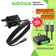 AIDOGA CH-526 35W Charger Adapter 35W GaN Fast Charging Charger with Fixed Cable Aidoga Charger Adap