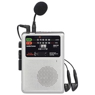 OHM AudioComm Radio Cassette Recorder, AM/FM, with Cassette Tape Playback, Cassette Tape Recording, 