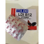 LDI Cyanocobalamin Vitamin B12 for gamefowl  Sold by 10tablets
