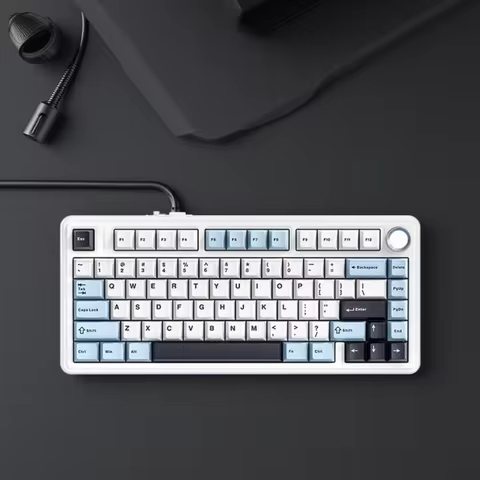 AULA F75 2.4G Wireless/Bluetooth/Wired Gaming Mechanical Keyboard RGB Customized 75% Layout OEM Prof