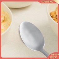 [Lovoski2] Stainless Spoon Gift, Cooking Utensil Engraved Ice Cream Spoon Serving Spoon for Camping Trip Picnic,