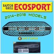 Raptor Grill Ford Ecosport 2014 to 2018 ( Black with White Lining )