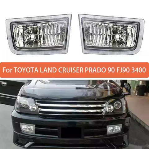 Fog Lamp Assembly For TOYOTA LAND CRUISER PRADO 90 FJ90 3400 1996-2003 Front Bumper Anti Fog Light 8