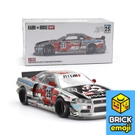 Mini GT x Kaido House KHMG197 Nissan Skyline GT-R (R34) Kaido Star Racing V1 1/64