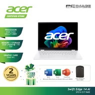 ACER SWIFT EDGE 14 AI SFE14-51T-960E/CORE ULTRA 9 288V/32GB D5(OB)/1TB G4/ARC/14" WQXGA+OLED TOUCH/W