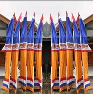 umbul umbul layur jumbo 4 meter 1 kodi. isi 20pcs
