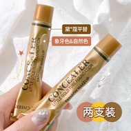 foundation foundation full coverage 2Pcs Pack~Small Golden Tube Concealer Cover Spots Face Scars Acn