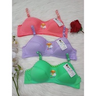 ABG BRA TEENAGE BRA CHILDREN'S BRA EARLY LEVEL WEARING BRA WIRELESS BRA (fungal BRA)@ kids bra girl 
