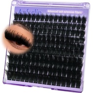 Kluster Bulu Mata Berduri 200D Volume Lash Extensions 12-20mm Kluster Bulu Mata Manga Berduri 160pcs