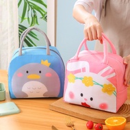 TIONCLAT Large Capacity Cartoon Animal Thermal Bag Thickened Portable Fridge Thermal Bag Lunch Box Container with Aluminum Foil Insulated Pouch Kids