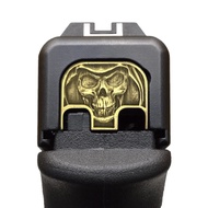 Milspin CNC Milled 3D Engraved Slide Back Plate Compatible with Glock Gen 1-5 I 3 Dimensional I Made