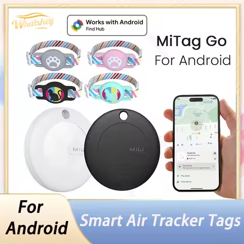 MiLi Tag Smart Tags for Android Work for Google Find Hub Smart Tag Bluetooth Search Collar for Suitc