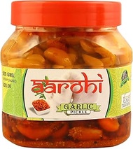 Aarohi Pure Natural Organic Made in India Home Made Hathon Se Bana Lehsun Ka Achar Garlic Pickle (500 Grams)