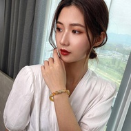 GL11 Buy 68K get free bonus (COD) Unisex Natural Citrine Lucky Bracelet for Couples