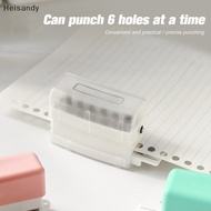 [Hei] 6 Holes Hole Puncher Diy A4 B5 Loose Leaf Paper Hole Punch Planner Scrapbooking Paper Binding Standard Hole Punch Machine COD