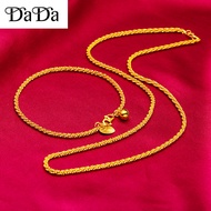 emas 916 original malaysia necklace bracelet set caterpillar jewelry wedding bridal Indian jewelry
