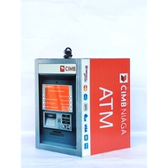 Cimb Jumbo ATM Piggy Bank Size 15x15x20 Money Saving Home Decoration