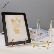 Picture Stand Iron Easel Bowl Plate Art Photo Picture Frame Holder Book