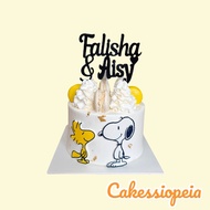 Snoopy Design Cake/Birthday Cake/Customised Cake