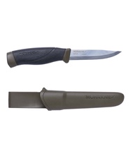 【MORAKNIV】多功能高碳鋼厚刃直刀Companion HeavyDuty(官方保固保修)Military Green/軍綠